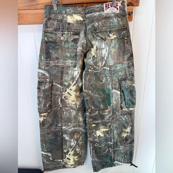 Revice Amelia Oakland cargo camo pant low rise NWT - grunge Streetwear camp - Picture 6 of 11